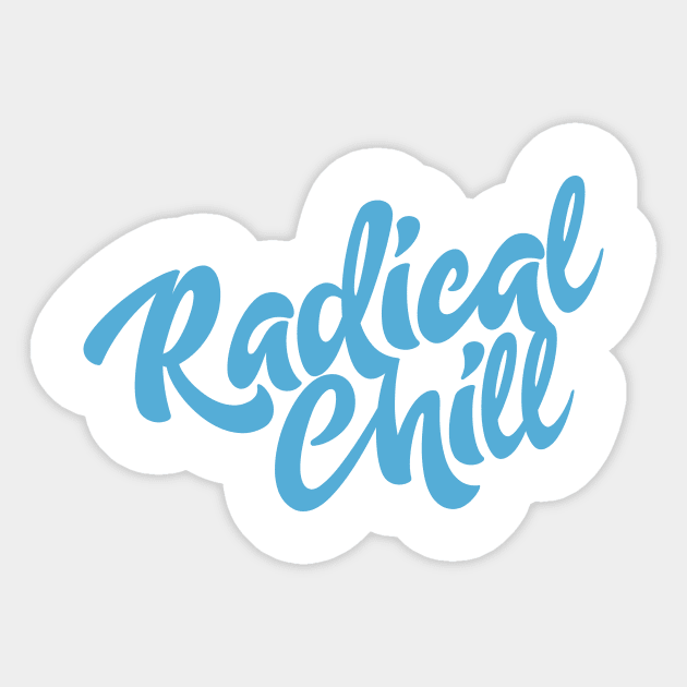 Radical Chill Logo Lettering Sticker by RadicalChill